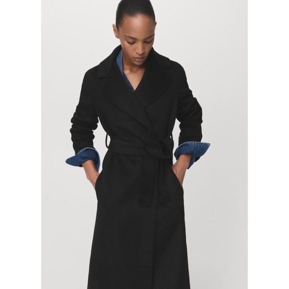 Mango Batin Handmade Wool Coat NWT - Picture 1 of 14